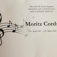 Trauerfeier Moritz Cords 14.04.2022