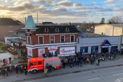 Weihnachtsmusik auf Drehleitern 19.12.2021